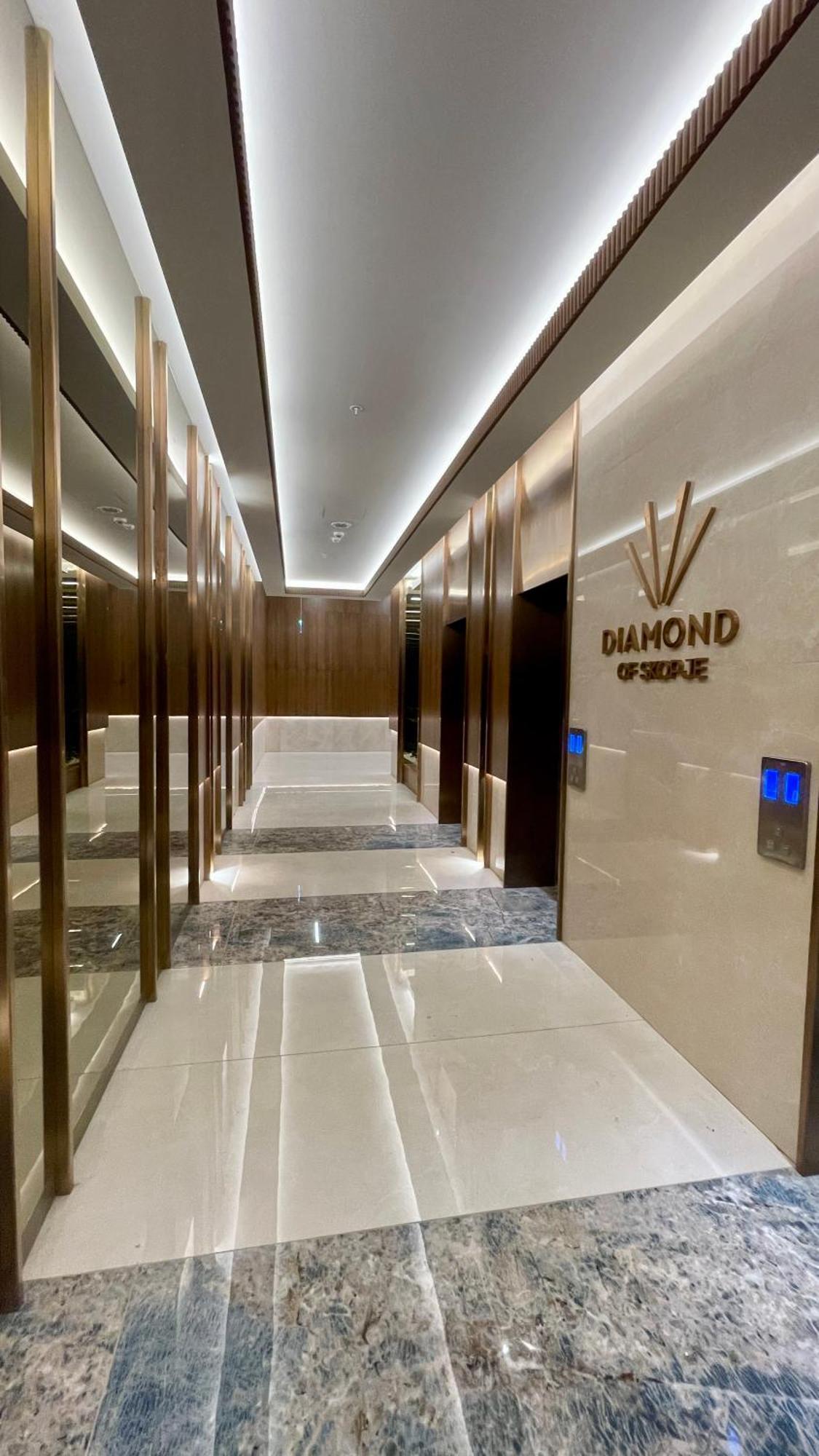 Diamond Of Skopje Luxury Apartment 18Th Floor Buitenkant foto