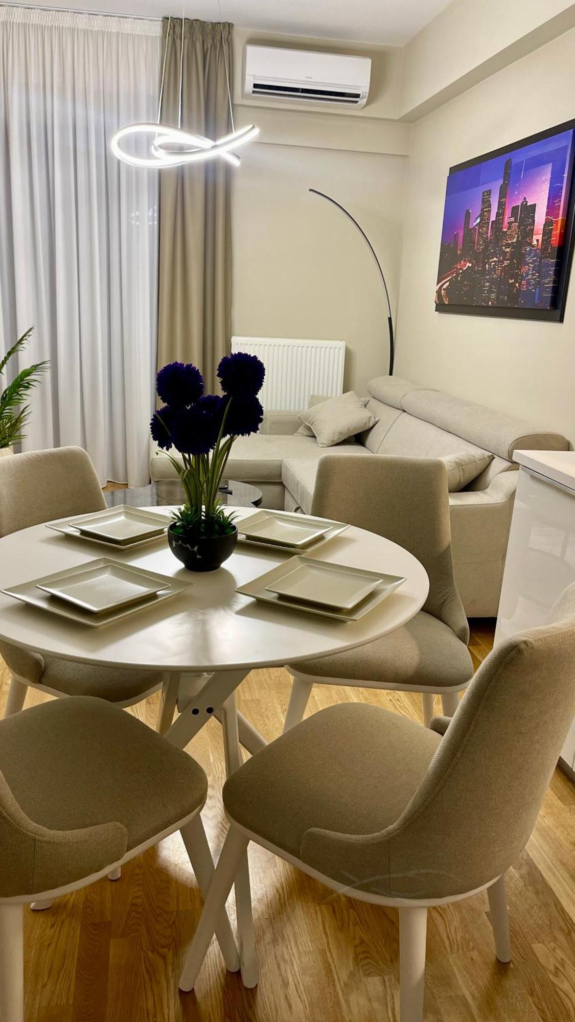 Diamond Of Skopje Luxury Apartment 18Th Floor Buitenkant foto